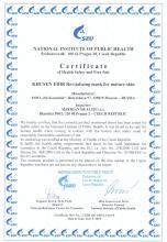 Certificate REVITALIZING MASK FOR MATURE SKIN, 3/2016