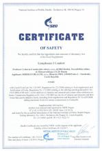 Certificate of safety Integratore alimentare Lymphosan J Comfort, 90 g