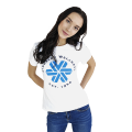 T-shirt da donna Siberian Wellness (colore: bianco, taglia: XS)