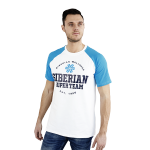 T-shirt da uomo Siberian Super Team CLASSIC (colore: bianco, taglia: L) 106914