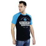 T-shirt da uomo Siberian Super Team CLASSIC (colore: blu, taglia: L) 106911