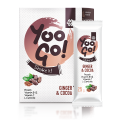 Yoo Go! Shake it! Polvere con dolcificante per la preparazione di una bevanda proteica con cacao e zenzero, 175 g