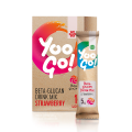 Yoo Go! Beta-glucan Drink Mix (Strawberry). Bevanda ipocalorica senza alcool con dolcificante, 70 g